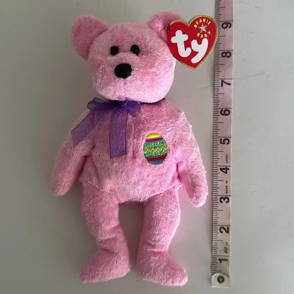 ❤️Bundle 5 for $15❤️ 2000 Eggs the Bear Beanie Baby - Picture 7 of 15
